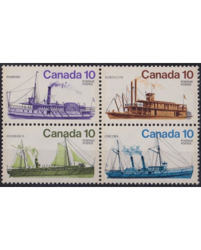 F-EX39630 CANADA MNH 1976 HISTORIC BATTLESHIP SHIP BARCOS.