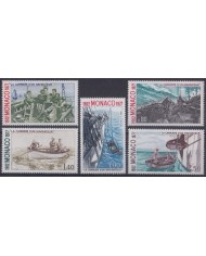 F-EX39636 MONACO MNH 1977 FISHING SHIP “LA CARRIERE D’ UN NAVIGATEUR”.