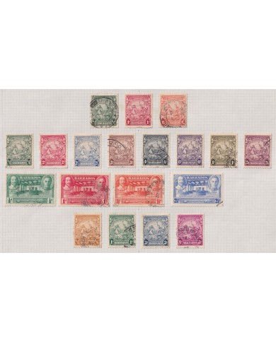F-EX37569 BARBADOS CLASSIC STAMPS LOT.
