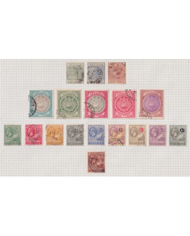 F-EX37675 ANTIGUA CLASSIC STAMPS LOT.