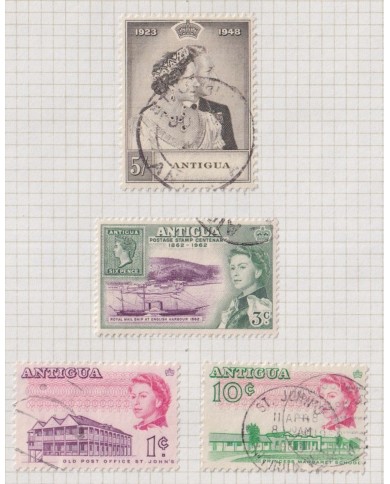 F-EX37675 ANTIGUA CLASSIC STAMPS LOT.