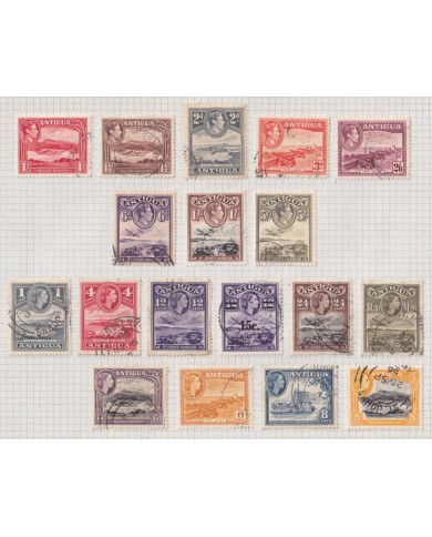 F-EX37675 ANTIGUA CLASSIC STAMPS LOT.