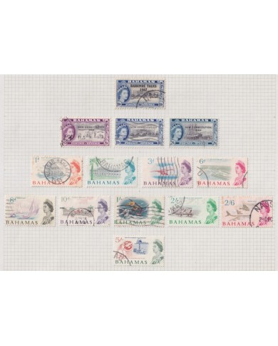 F-EX37677  BAHAMAS CLASSIC STAMPS LOT.