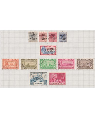 F-EX37677  BAHAMAS CLASSIC STAMPS LOT.