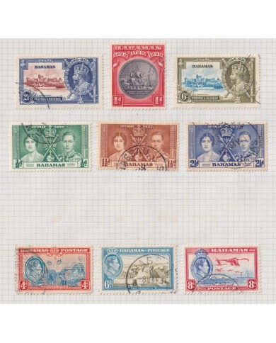 F-EX37677  BAHAMAS CLASSIC STAMPS LOT.
