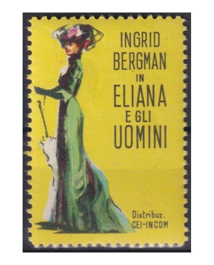 F-EX16755 ITALY ITALIA CINDERELLA CIRCA 1950 INGRIG BERGMAN MOVIE ELIANA NO GUM
