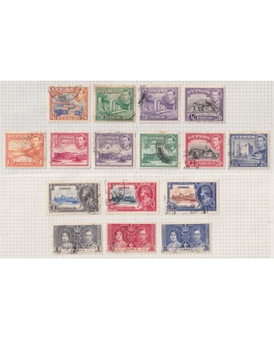 F-EX37689 CYPRUS CHIPRE CLASSIC STAMPS LOT.