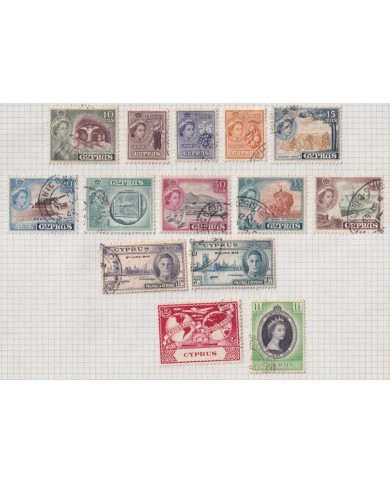 F-EX37689 CYPRUS CHIPRE CLASSIC STAMPS LOT.