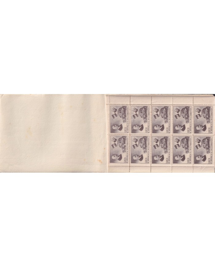F-EX16759 ITALY ITALIA CINDERELLA CIRCA 1950 SPECIAL SHEET VIAREGGIO CIABATTINI CAR AUTO ORIGINAL GUM.