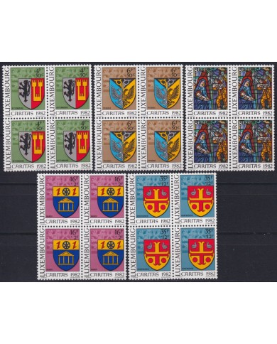 F-EX40430 LUXEMBURG MNH 1976  COAST OF ARMS BLOCK4.