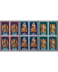 F-EX40833 LIECHTENSTEIN MNH 1982 CHRISTMAS NAVIDAD SCULTURE ART BLOCK 4.