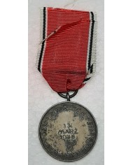 O816 GERMANY WWII AUSTRIA ANCHLUSS MEDAL ORIGINAL.
