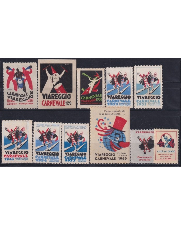 F-EX16776 ITALY ITALIA CINDERELLA 1928-50 CARNIVAL CARNEVALE DI VIAREGGIO MH -NO GUM