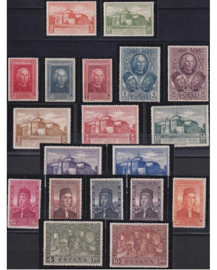 F-EX32786 SPAIN 1930 MHH COLON COLUMBUS DISCOVERY COMPLETE SET II.