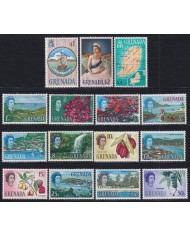F-EX34470 GRENADA 1966 MNH SHIP COLUMBUS DISCOVERY FALLS BEACH FRUIT COCA NUTMEG.