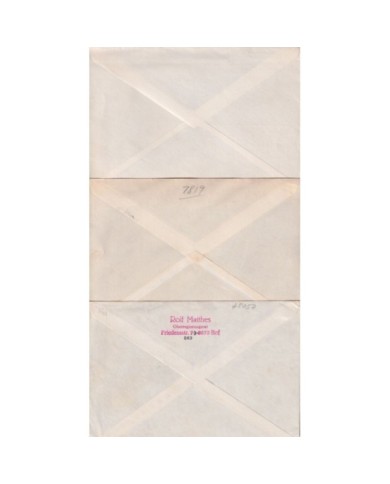 F-EX1915 ALEMANIA GERMANY DDR 10 SPECIAL CANCEL CHESS AJEDREZ.