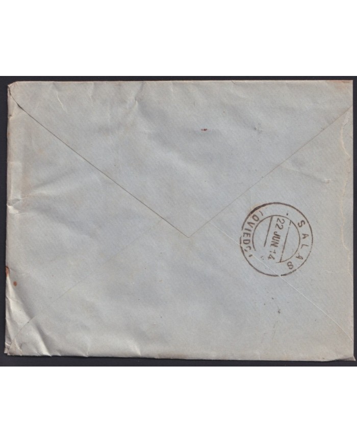 F-EX40982 ESPAÑA SPAIN ADVERTISING SOBRE COMERCIAL COVER. 1914 CONTINENTAL NEUMATICOS CAR AUTO. F-EX40982 ESPAÑA SPAIN ADVERTISING SOBRE COMERCIAL COVER. 1914 CONTINENTAL NEUMATICOS CAR AUTO.