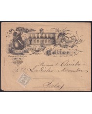 F-EX40985 ESPAÑA SPAIN ADVERTISING SOBRE COMERCIAL COVER. 4c FELIPE GONZALEZ ROJAS EDITOR MADRID F-EX40985 ESPAÑA SPAIN ADVERTISING SOBRE COMERCIAL COVER. 4c FELIPE GONZALEZ ROJAS EDITOR MADRID