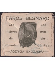 F-EX41017 ESPAÑA SPAIN ADVERTISING SOBRE COMERCIAL IMPRESOS 1924 MESTRE MADRID AUTOMOVIL AUTO.