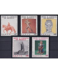 F-EX41093 MEXICO MNH 1976 ART & SCIENCE ARCHEOLOGY PREHISPANIC ART.