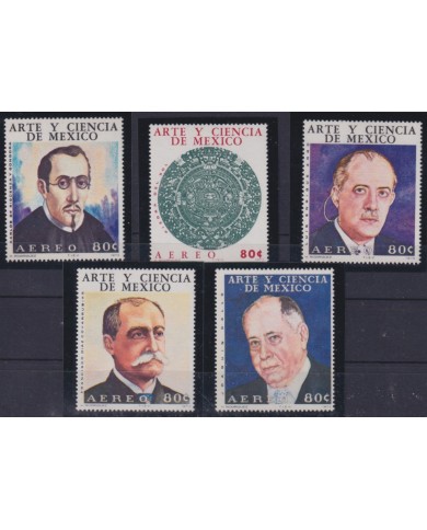 F-EX41092 MEXICO MNH 1987 ART & SCIENCE ARCHEOLOGY PREHISPANIC CALENDAR & PERSONALITY.