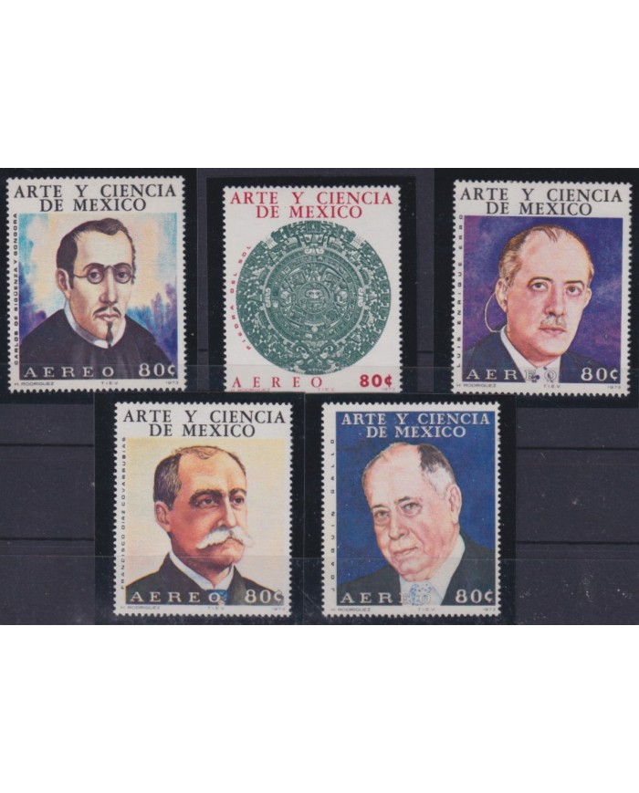 F-EX41092 MEXICO MNH 1987 ART & SCIENCE ARCHEOLOGY PREHISPANIC CALENDAR & PERSONALITY.