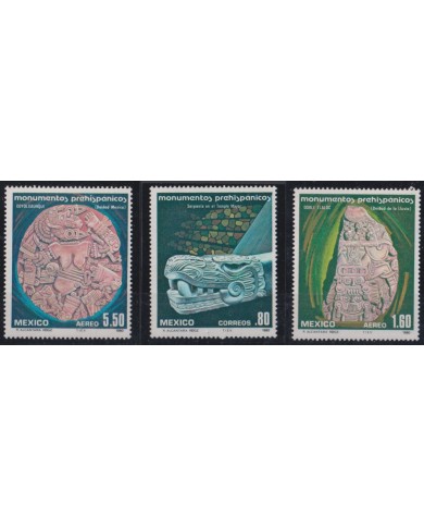 F-EX41087 MEXICO MNH 1980 PREHISPANIC ARCHEOLOGY ARTEFACTS.