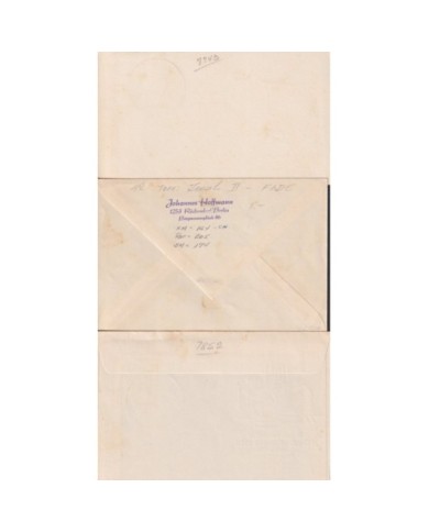 F-EX1920 ALEMANIA GERMANY DDR 10 SPECIAL CANCEL CHESS AJEDREZ.