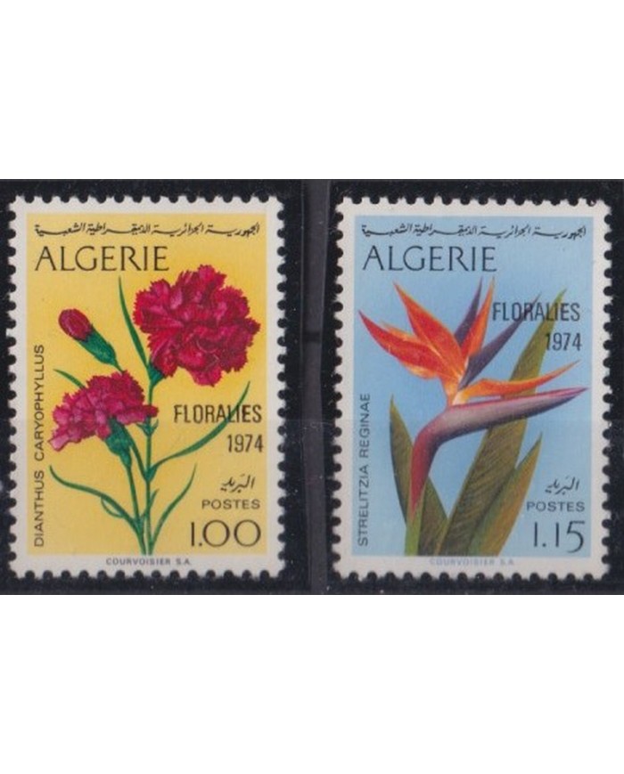 F-EX41069 ALGERIA ALGERIE ARGELIA MNH 1974 FLOWER FLORES FLORALIES.