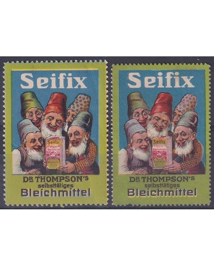 F-EX15693 GERMANY CINDERELA THOMPSON'S SEIFIX BLEICHMITTEL BLEACH GNOMES