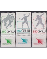 F-EX40868 ISRAEL MNH 1976 10º MACABBIAH GAMES JUDO FENCING ATHLETISM.