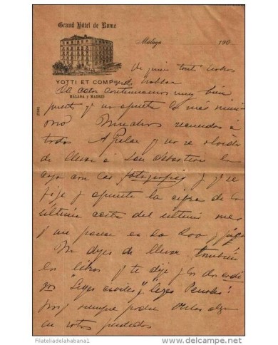 F-EX300 SPAIN ESPAÑA GRAND HOTEL ROMA. MADRID. 1908