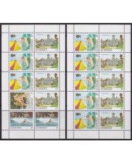 F-EX40461 GUERNSEY ENGLAND UK MNH 1988 LANDSCAPE SAILING HAVELET SARK PETIT PORT.