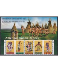 F-EX40574 US USA MNH 1996 AMERICAN INDIAN DANCES ETHNOGRAFIC.