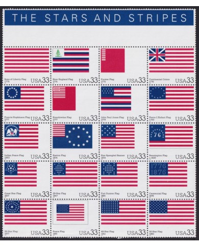 F-EX41299 US USA MNH 2000 CENTENARY FLAG STARS & STRIPES.