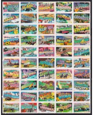 F-EX41309 US USA MNH 2002 ADVERTISING GREETING FROM STATES.