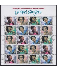 F-EX41314 US USA MNH 1998 LEGENDS OF AMERICAN SINGER GOSPEL MAHALIA JACKSON.