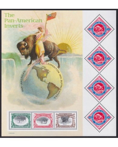 F-EX41331 US USA MNH 2000 PAN AMERICAN CENTENARY INVERTED PRINT.