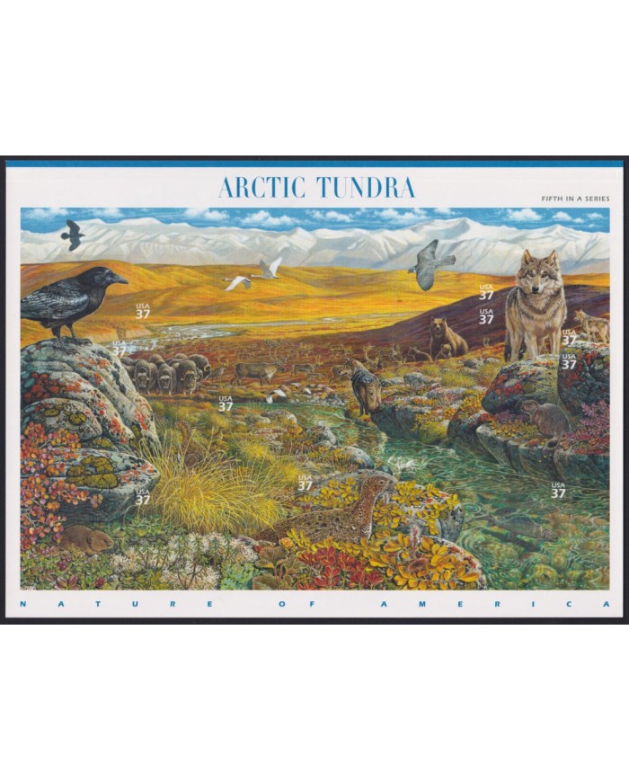 F-EX41332 US USA MNH 2003 ARTIC TUNDRA WILDLIFE WOLF BIRD BEAR SHEEP