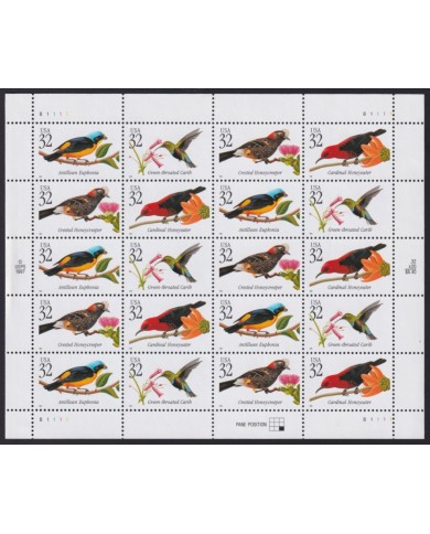 F-EX41335 US USA MNH 1998 AMERICAN BIRD AVES PAJAROS.