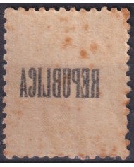 F-EX41422 ESPAÑA SPAIN 1931 2c “REPUBLICA” CALCADO AL REVERSO.