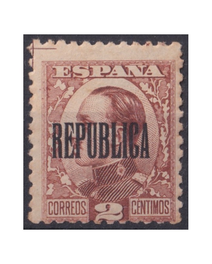 F-EX41423 ESPAÑA SPAIN 1931 2c “REPUBLICA” CALCADO AL REVERSO