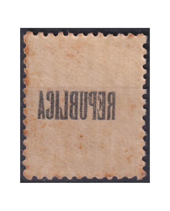 F-EX41424 ESPAÑA SPAIN 1931 2c “REPUBLICA” CALCADO AL REVERSO.