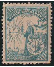 Z250 ESPAÑA SPAIN BARCELONA 1899 REUS VIÑETA NACIONALISTA CATALANISTA.