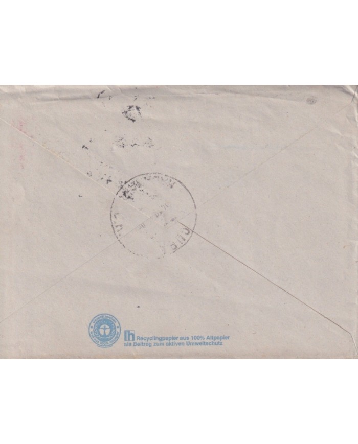 F-EX1913 ALEMANIA GERMANY DDR 10 SPECIAL CANCEL CHESS AJEDREZ.