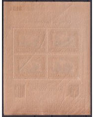 Z293 ESPAÑA SPAIN VIÑETAS 1937 CIVIL WAR CATALUÑA PI DE LLOBREGAT CIBELES ORIGINAL GUM.