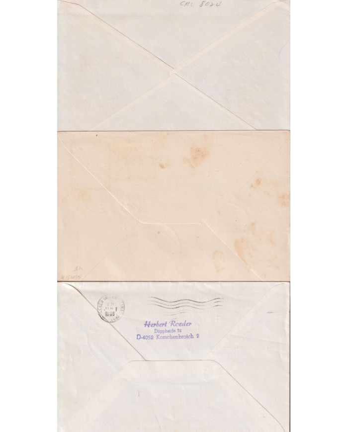 F-EX1914 ALEMANIA GERMANY DDR 10 SPECIAL CANCEL CHESS AJEDREZ.