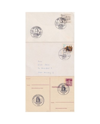 F-EX1914 ALEMANIA GERMANY DDR 10 SPECIAL CANCEL CHESS AJEDREZ.
