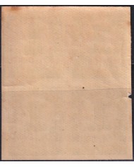 Z46 ESPAÑA SPAIN 1938 IMPERF 45 CENTIMOS DISPLACED RED OVERPRINT ORIGINAL GUM.