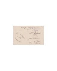 F-EX15915 FRANCE WWI 1915 MILITAR SERVICE POSTAL DEPOT DU 28 ANGERS.